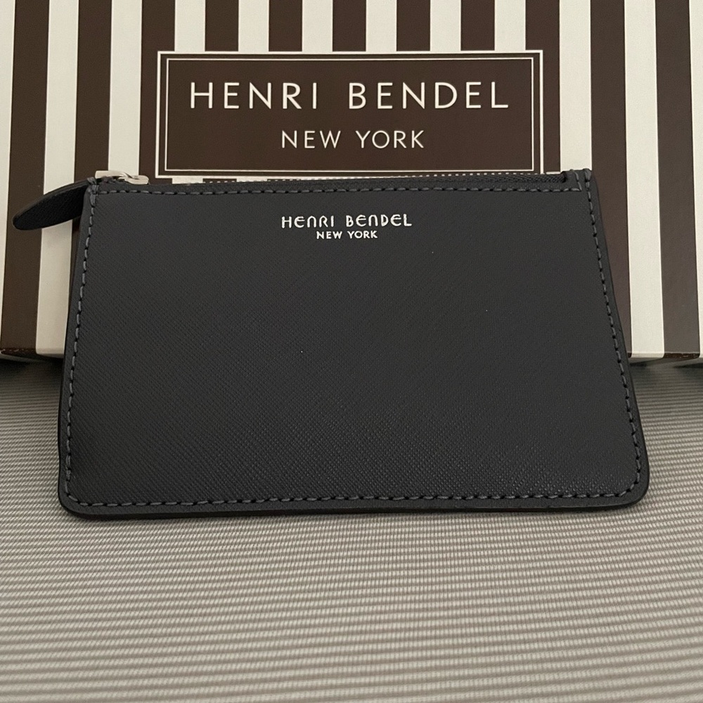 Henri Bendel Leather ID/card Wallet